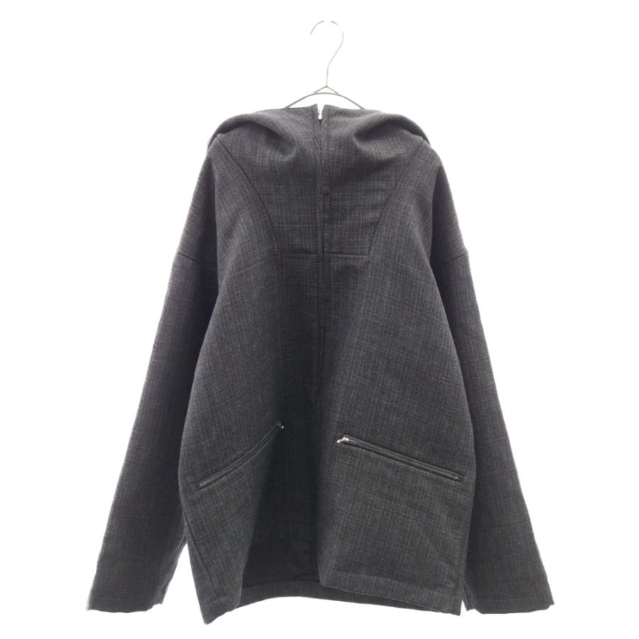 AURALEE オーラリー 20AW BLUEFACED WOOL DOUBLE CLOTH ZIP HOODIE ウール クロス ジップ