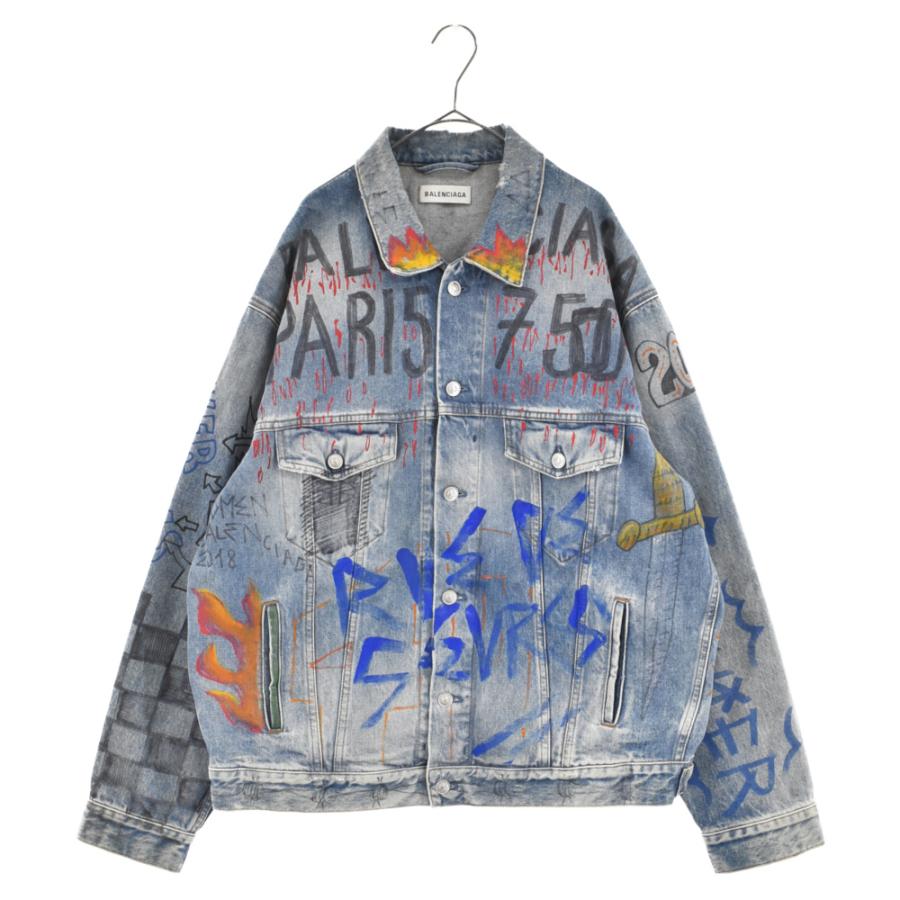 BALENCIAGA バレンシアガ 18AW グラフィティデザイン オーバー BALENCIAGA バレンシアガ 18AW グラフィティデザイン オーバー