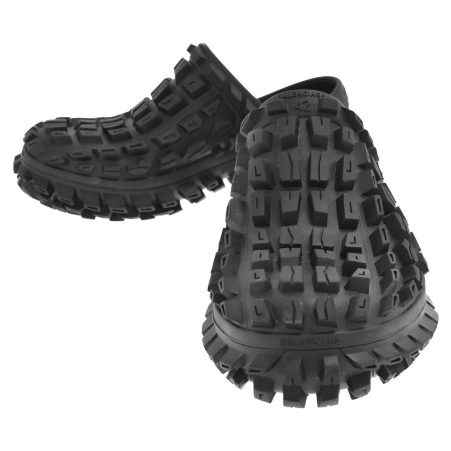 バレンシアガ DEFENDER CLOGサンダル Balenciaga Defender Clog Black Rubber Men's - 735252W3CV21000 - US