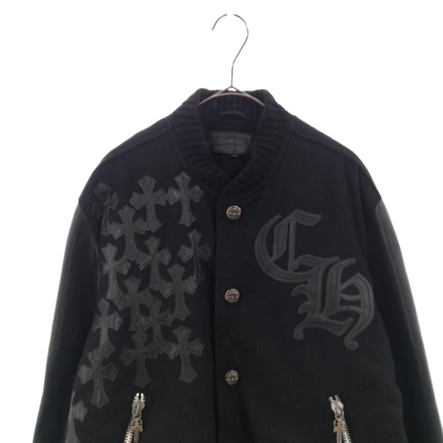 CHROME HEARTS クロムハーツ LETTERMAN JACKET クロスパッチ CHROME HEARTS クロムハーツ LETTERMAN JACKET クロスパッチ