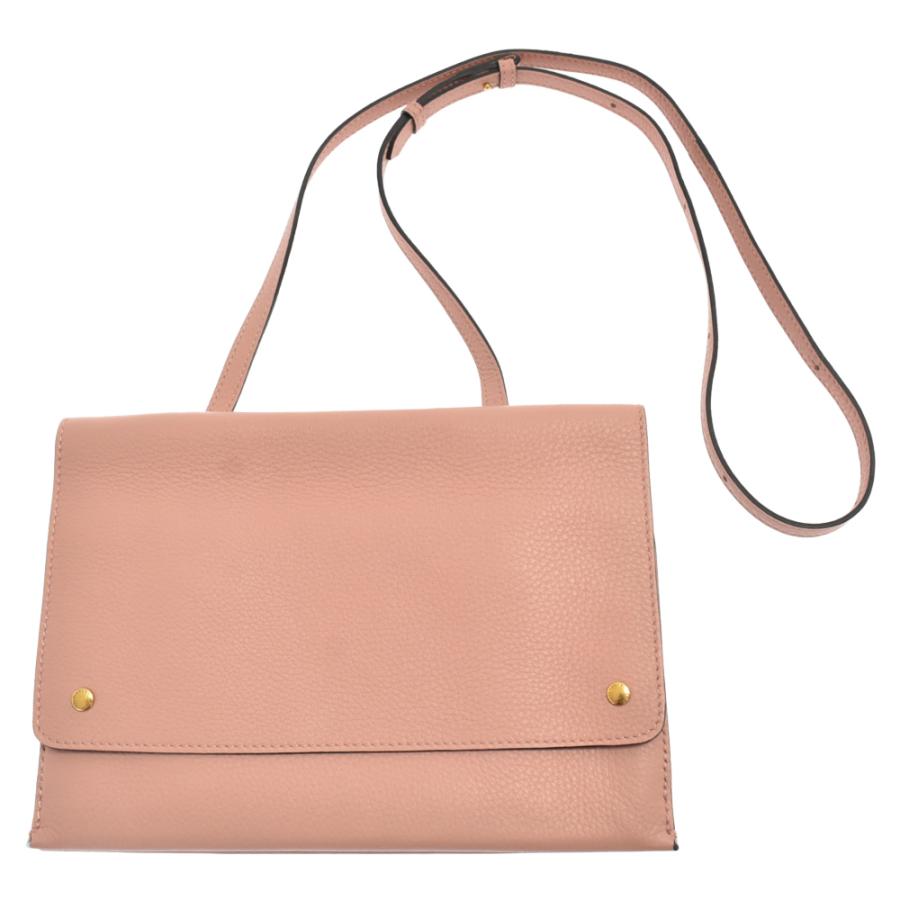 BURBERRY バーバリー ELONGATED CAMERA BAG 両開き ショルダーバッグ ピンク TIVABB1286