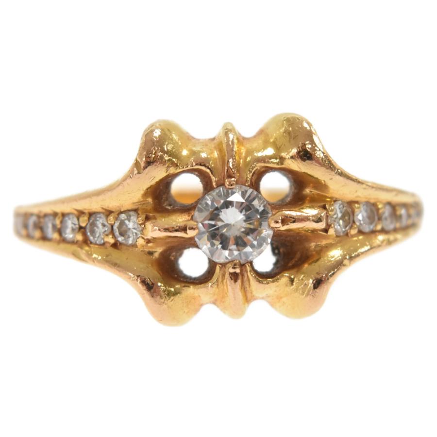 CHROME HEARTS クロムハーツ 22K SKT DIA P/DIA BAND サイドPAVE CHROME HEARTS クロムハーツ 22K SKT DIA P/DIA BAND サイドPAVE