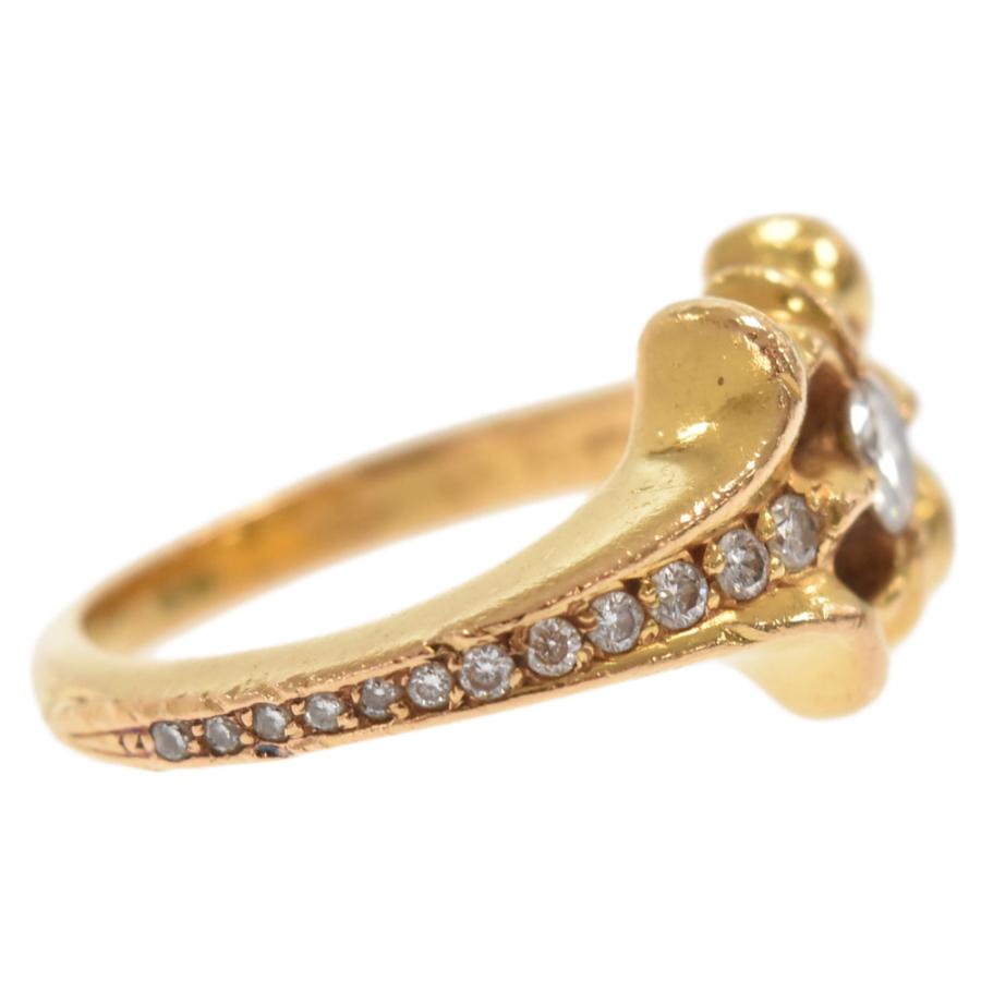 CHROME HEARTS クロムハーツ 22K SKT DIA P/DIA BAND サイドPAVE CHROME HEARTS クロムハーツ 22K SKT DIA P/DIA BAND サイドPAVE