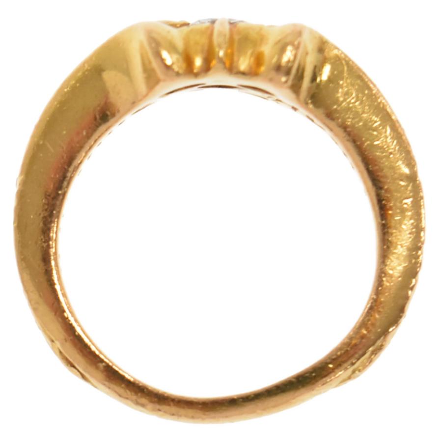 CHROME HEARTS（クロムハーツ） 22K SKT /DIA BAND サイド アフター