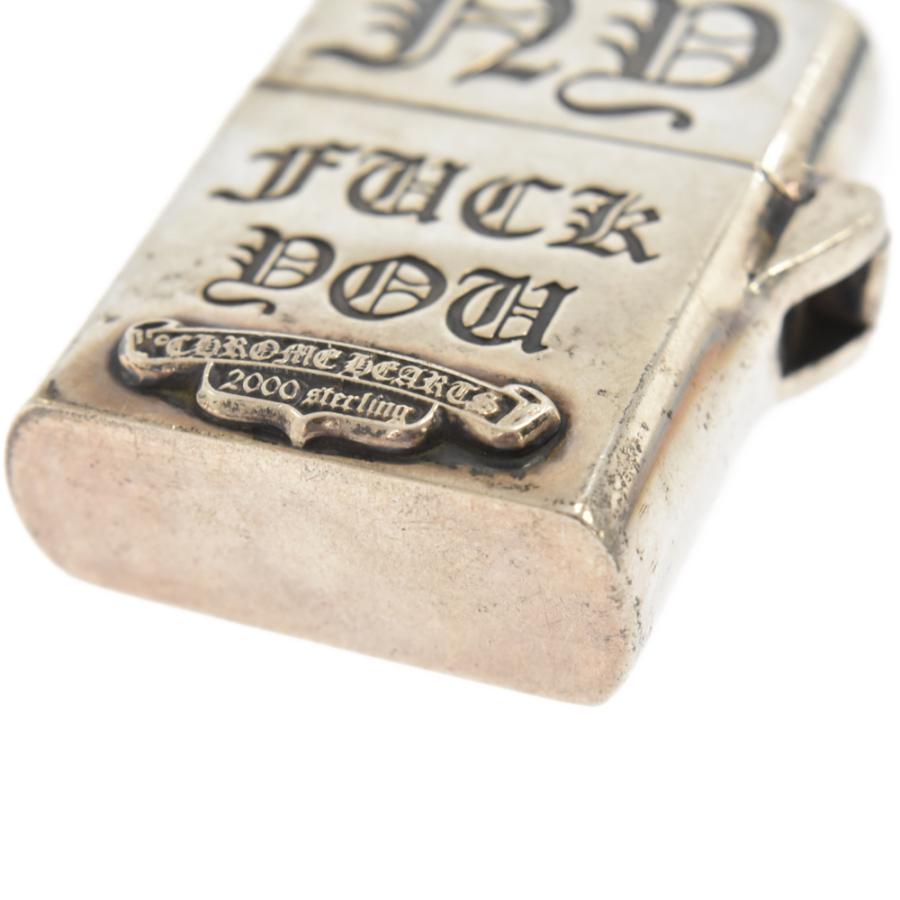 CHROME HEARTS クロムハーツ NY FACK YOU CHクロス Zippo シルバー 