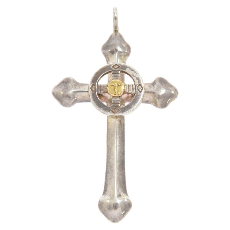 タディアンドキング ペンダントトップ ラージクロス ロングホーン  