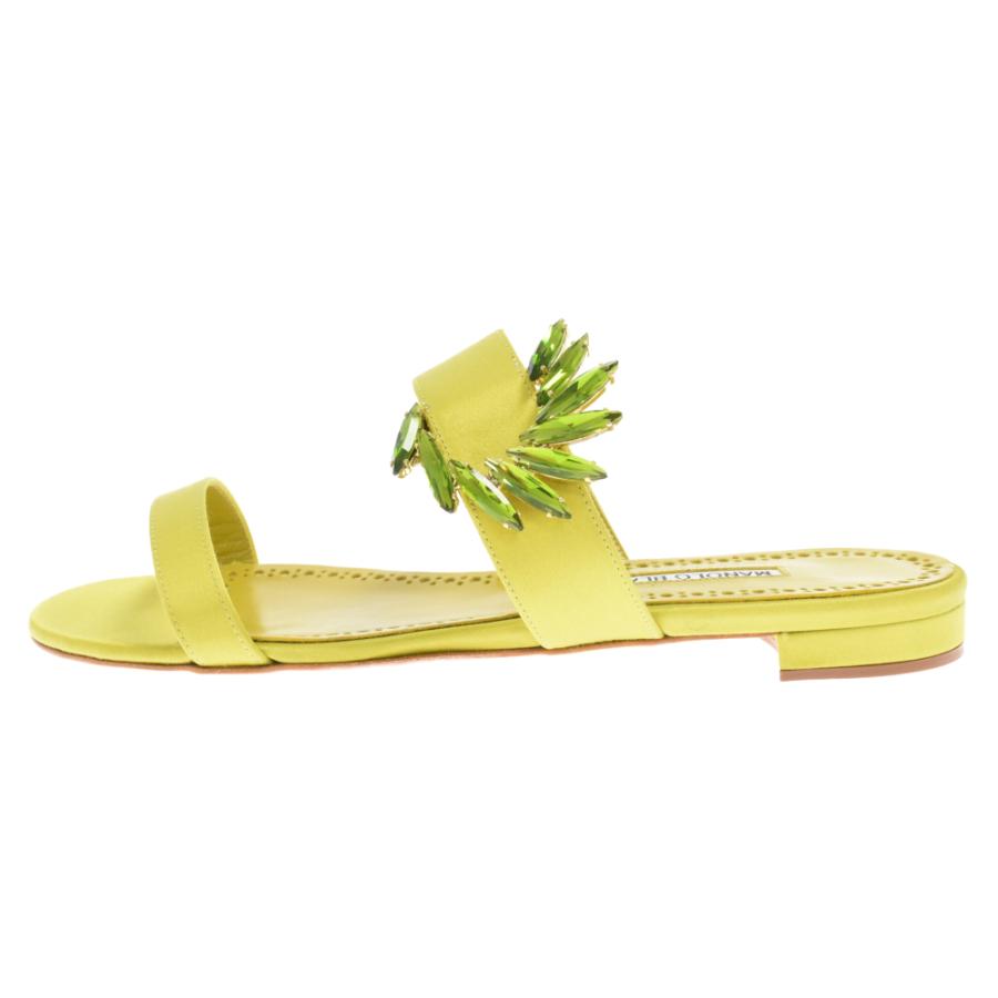 MANOLO BLAHNIK マノロブラニク 23SS CHIVELAFLAT サテン フラット 