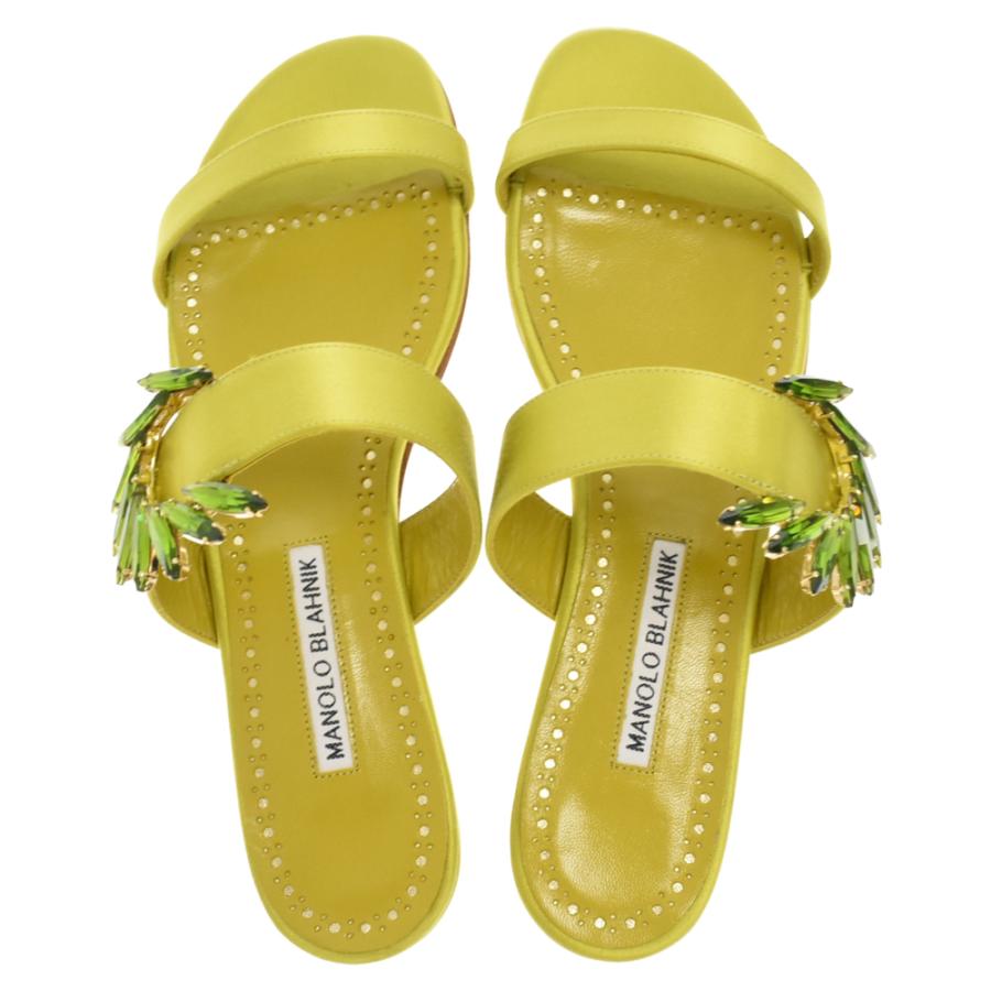 MANOLO BLAHNIK マノロブラニク 23SS CHIVELAFLAT サテン フラット 