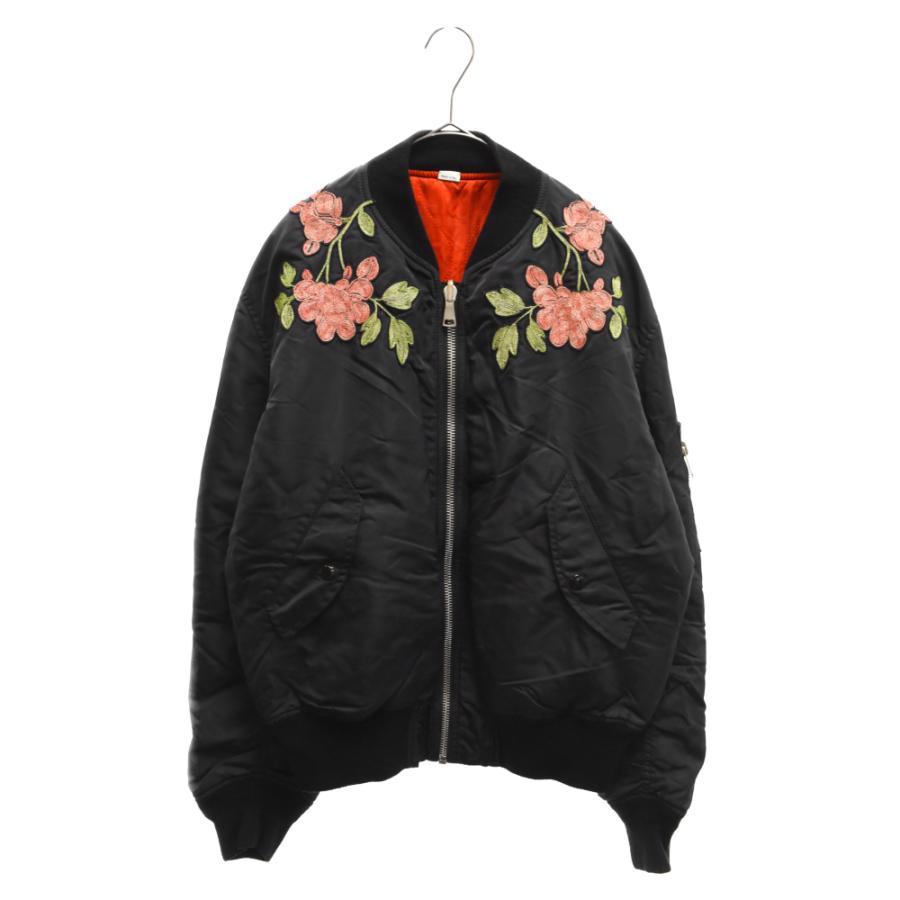 GUCCI グッチ 17AW フラワーエンブロイダリー MA‐1 ボンバー GUCCI グッチ 17AW フラワーエンブロイダリー MA‐1 ボンバー