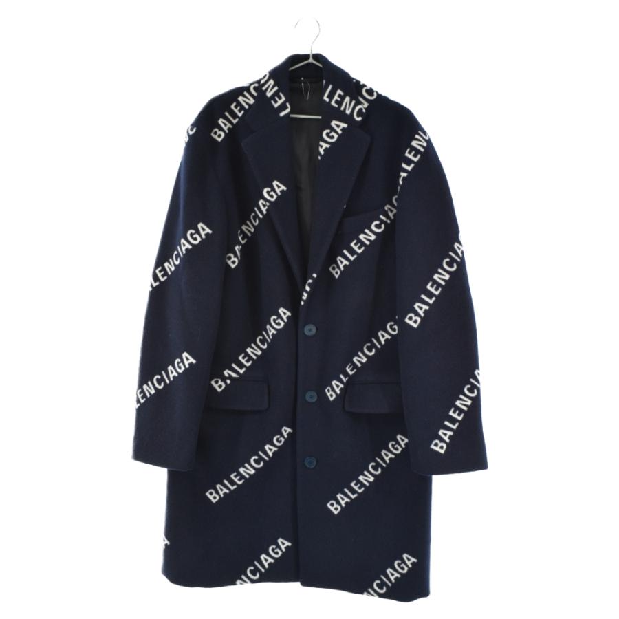 BALENCIAGA バレンシアガ 21SS All Over Logo Boxy Coat オール BALENCIAGA バレンシアガ 21SS All Over Logo Boxy Coat オール