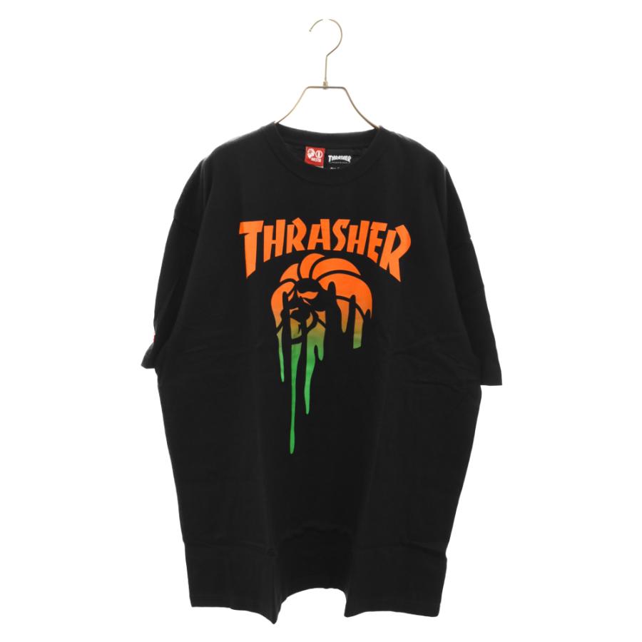 THRASHER スラッシャー×NESTA ネスタ ロゴプリント 半袖Tシャツ 