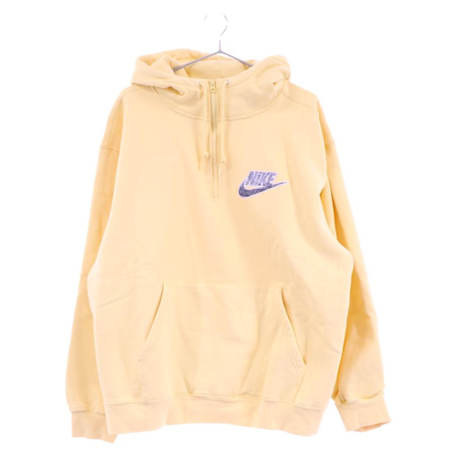 NIKE ナイキ 21SS×シュプリーム ハーフジップ フーデッド スウェット 