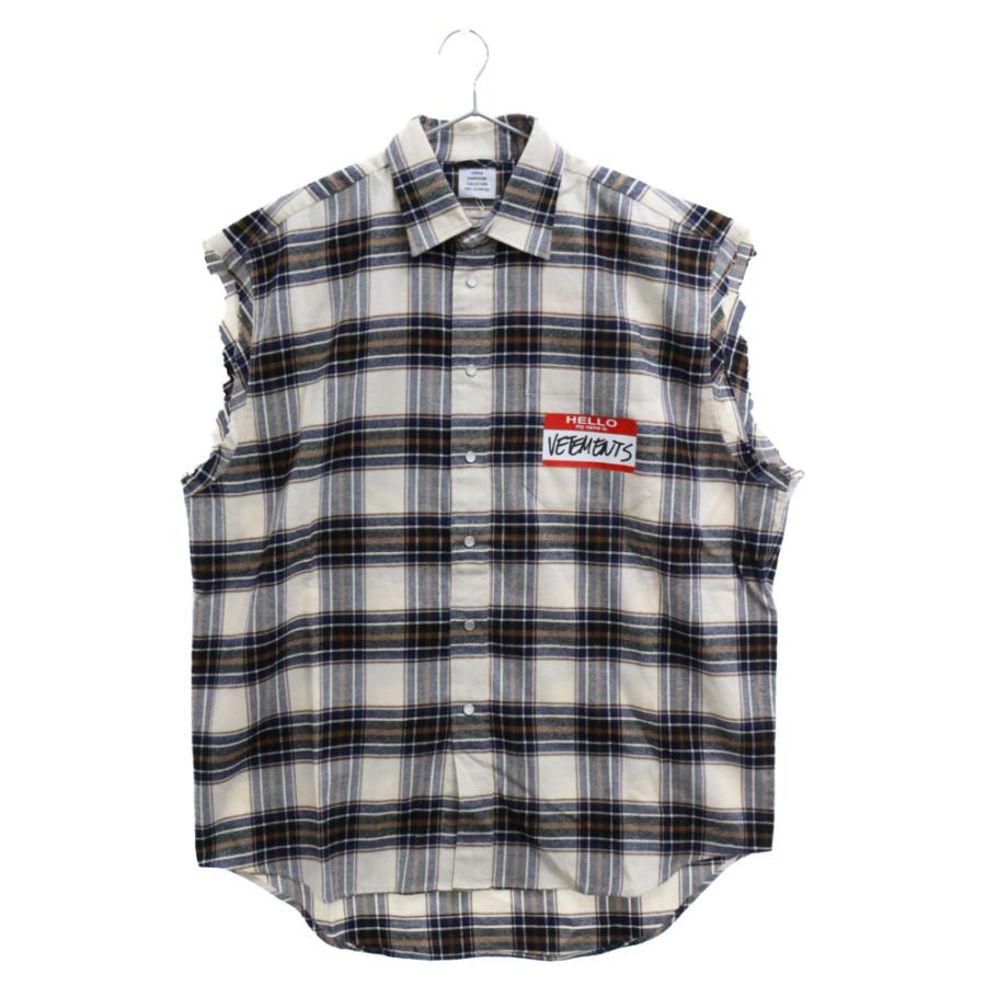 VETEMENTS ヴェトモン マイネームイズヴェトモン ノースリーブ 