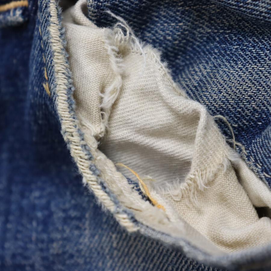 Levi's 50s VINTAGE 503XX 革パッチ BIG E デニムパンツ 両面 Levi's 50s VINTAGE 503XX 革パッチ BIG E デニムパンツ 両面