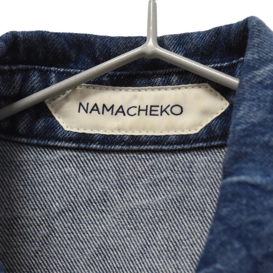 NAMACHEKO ナマチョコ 22AW KALBUM JACKET シルバーボタン ウォッシュ 