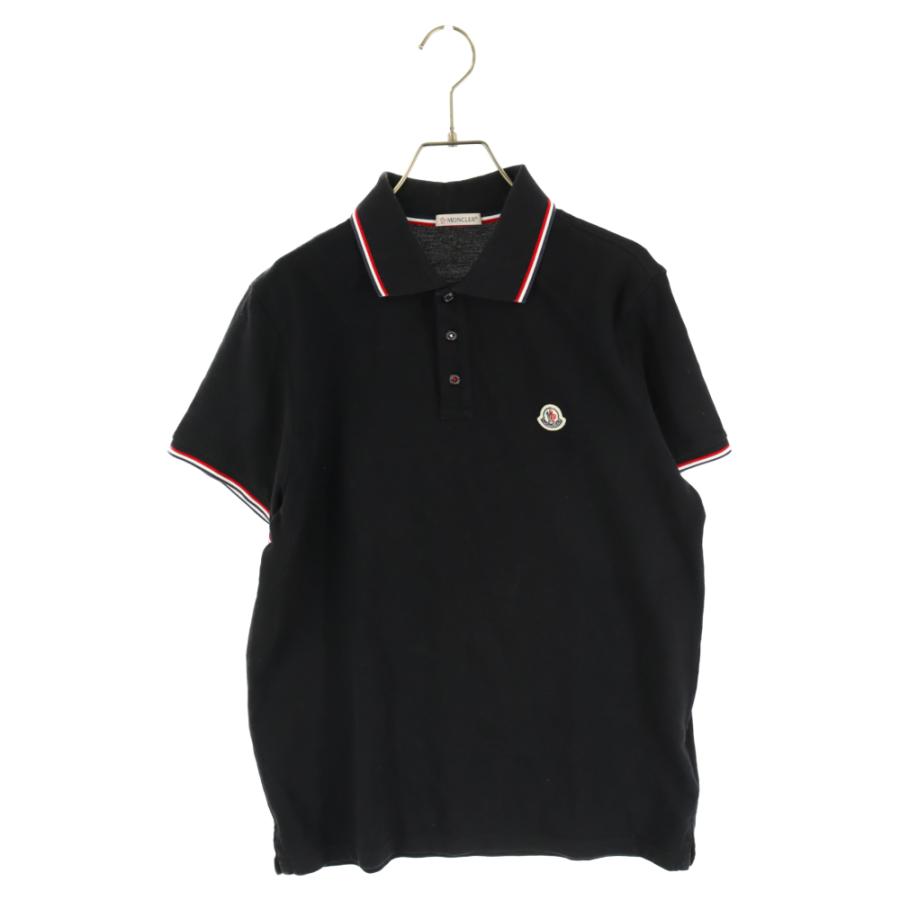 MONCLER モンクレール SS POLO 半袖ポロシャツ ブラック 110918A70300