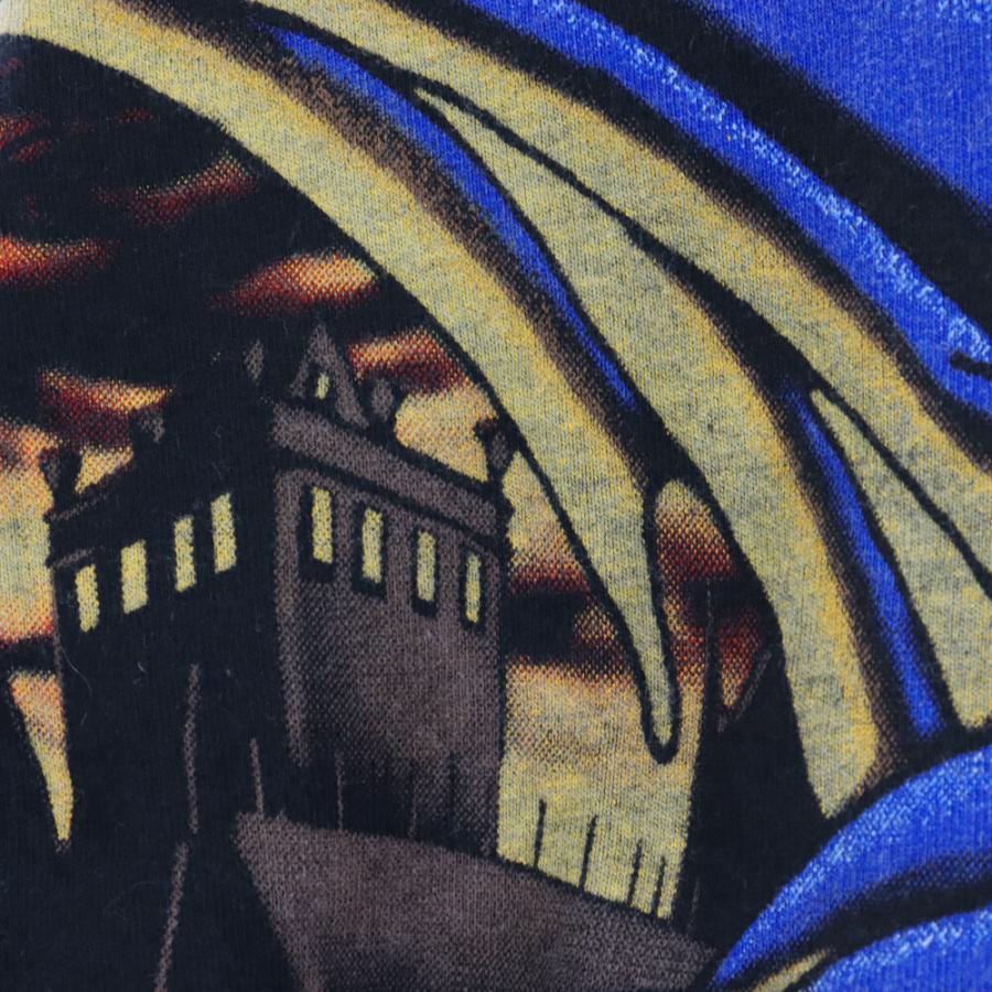 VINTAGE ヴィンテージ 90S LIQUID BLUE ガーゴイル オーバープリント  