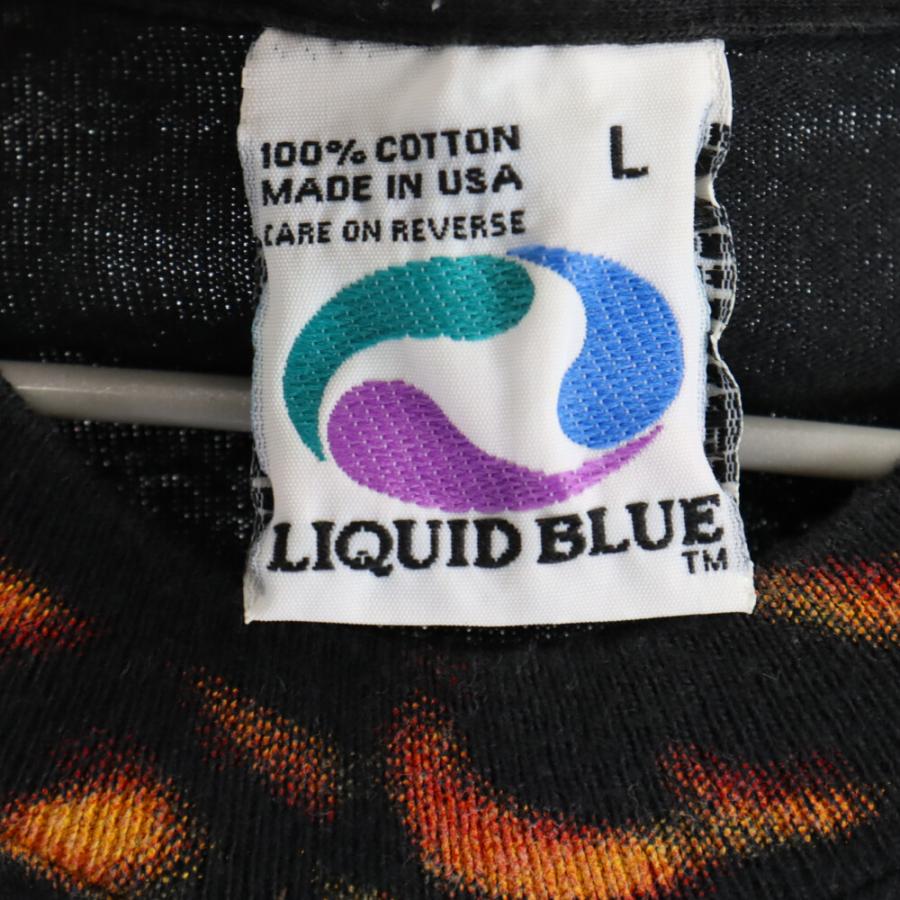 VINTAGE ヴィンテージ 90S LIQUID BLUE ガーゴイル オーバープリント  
