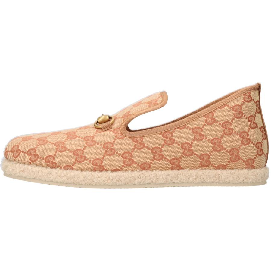 GUCCI グッチ GGキャンバス ホースビット スリッポン ローファー 