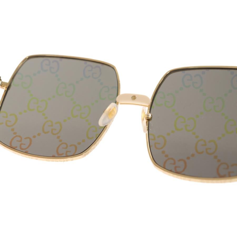 GUCCI グッチ GG0414S スクエアシェイプ カラーレンズサングラス  