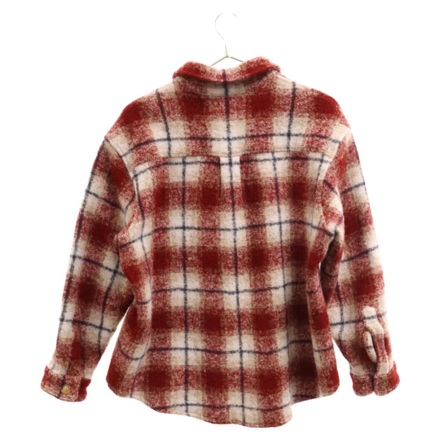 UNUSED アンユーズド 22AW WOOL CHECK SHIRTウールチェック長袖シャツ 