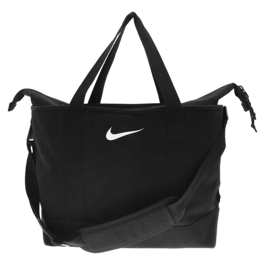 STUSSY ステューシー×NIKE Tote Bag Black×ナイキ キャンバス ロゴ