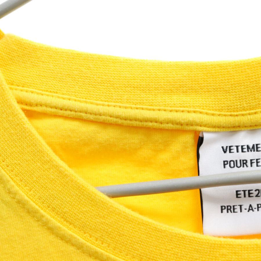 VETEMENTS ヴェトモン 18SS×DHL×ディーエイチエル ロゴプリント ダブル 