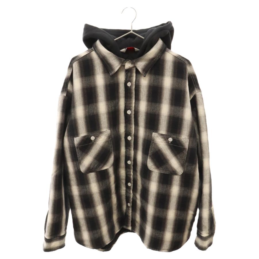 SAINT MICHAEL セントマイケル 23AW チェックシャツ パーカー SAINT MICHAEL セントマイケル 23AW チェックシャツ パーカー