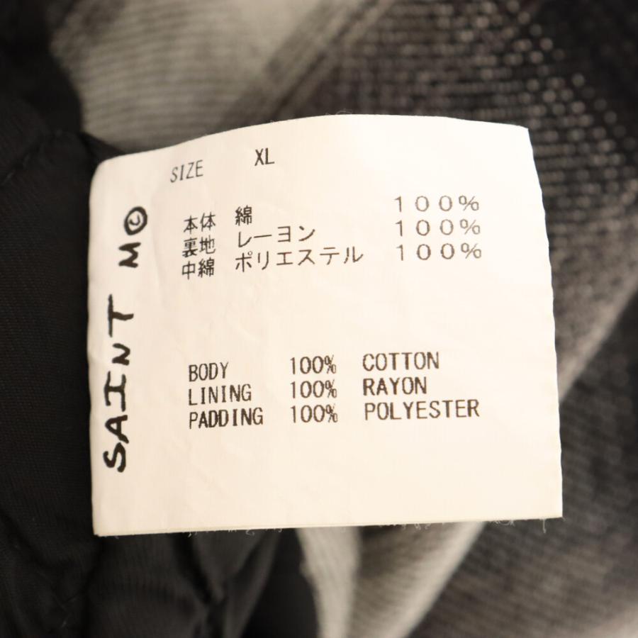 SAINT MICHAEL セントマイケル 23AW チェックシャツ パーカー オンブレ 