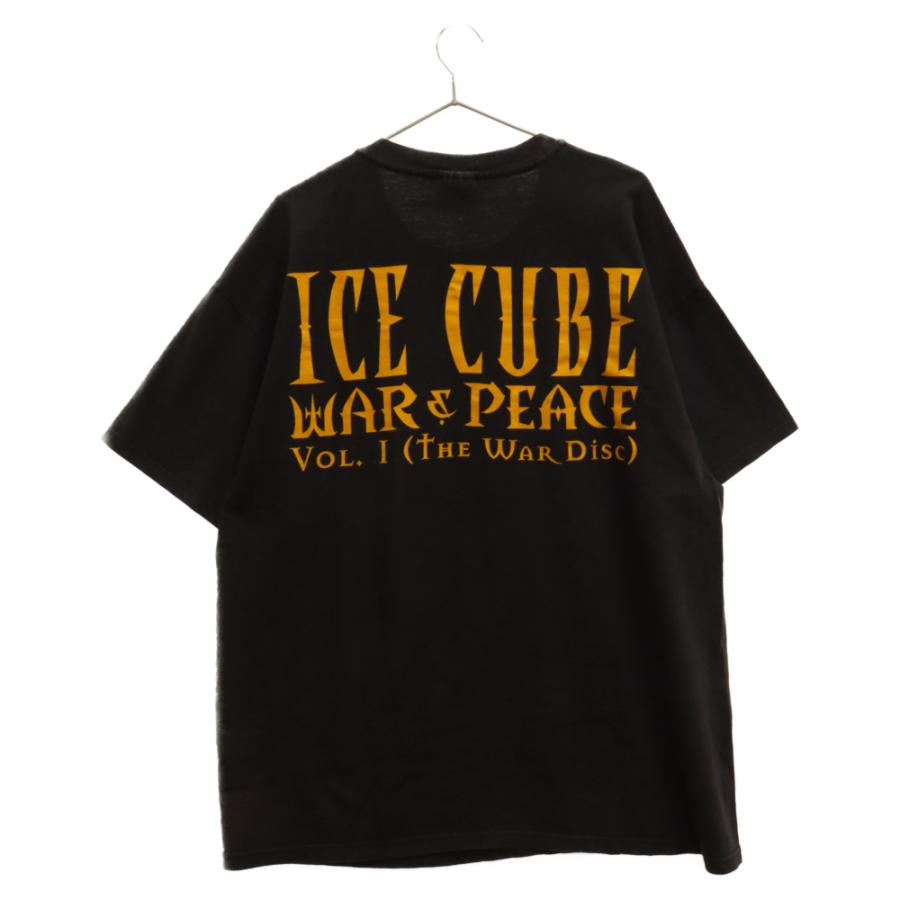 VINTAGE ヴィンテージ 90S ICE CUBE WAR & PEACE VOL. 1 TEE アイスキューブ 両面プリント 半袖Tシャツ  ブラック