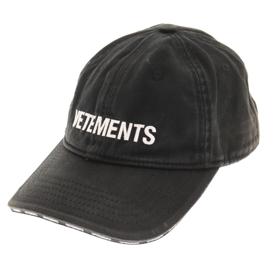 VETEMENTS ヴェトモン Classic Logo Cap クラシックロゴ刺繍ベース 