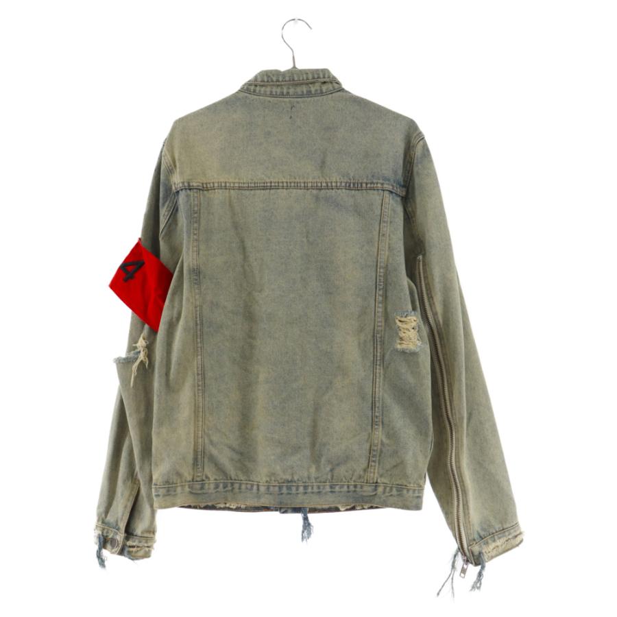 424 デニムジャケット腕章付き