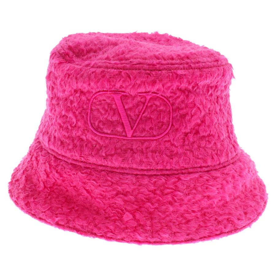 VALENTINO ヴァレンチノ V Logo Embroidered Bucket Hat Vロゴ刺繍 