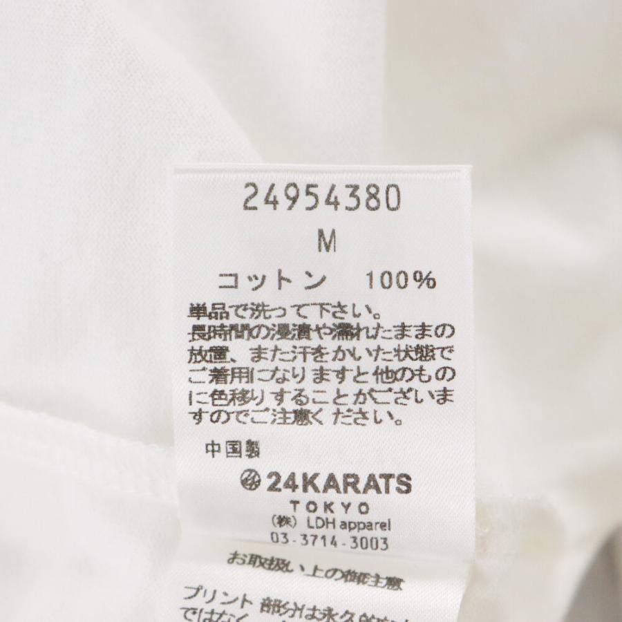 24karats トゥウェンティーフォーカラッツ TOKYO フロントプリント 半袖Tシャツ ホワイト 24954380｜shopbring｜06