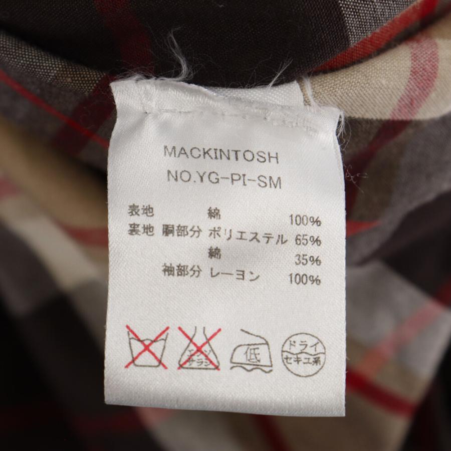 Mackintosh（マッキントッシュ） 裏地チェック トレンチコート