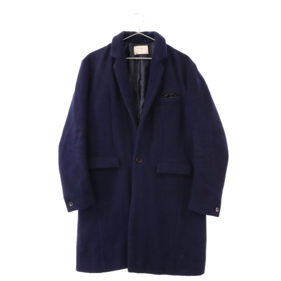 STUDIOUS チェスターコート ネイビー STUDIOUS ネイビー チェスター