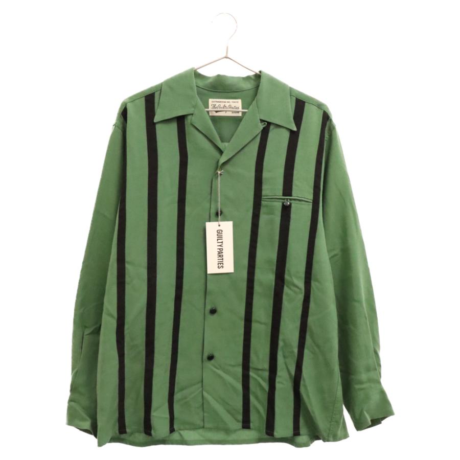 WACKO MARIA ワコマリア 23AW SWITCHING OPEN COLLAR SHIRT 