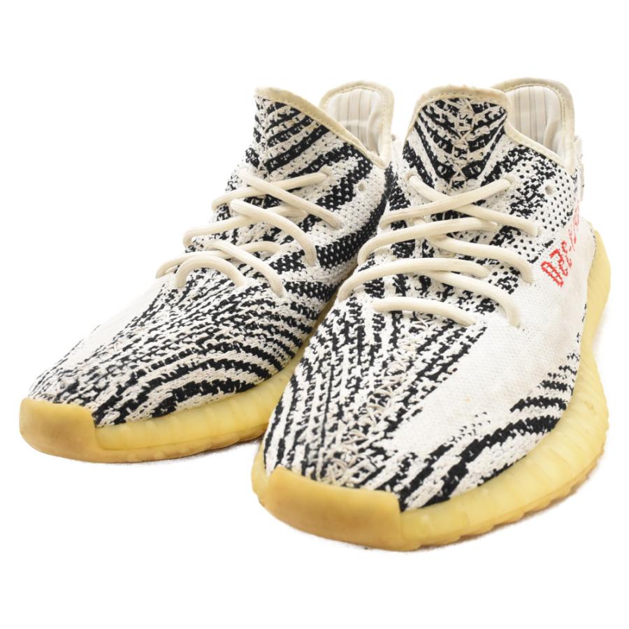 アディダス YEEZY BOOST 350 V2 Zebra イージーブースト 350 V2 ゼブラ ローカットスニーカー ホワイト/ブラック US9 1/2/27.5cm CP9654｜shopbring｜03