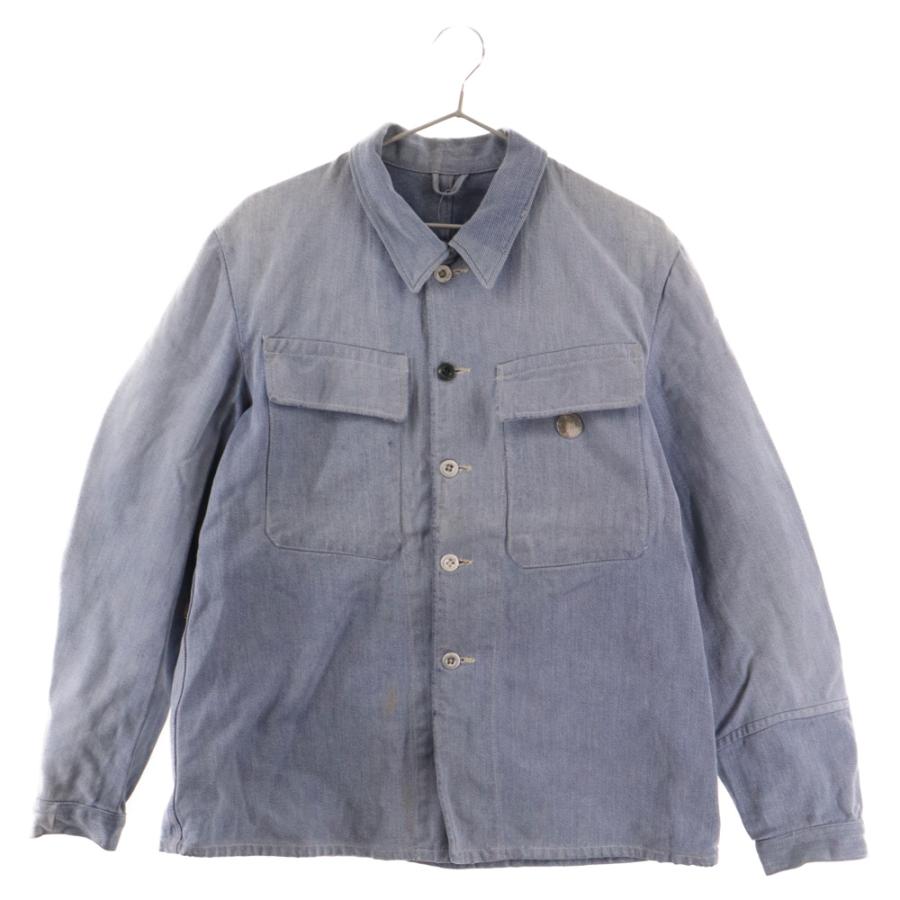 VINTAGE ヴィンテージ 40〜50S スイス軍 プリズナージャケット ブルー 