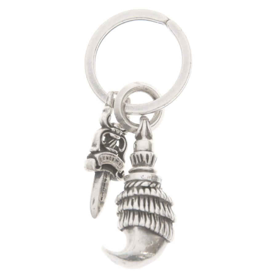 CHROME HEARTS クロムハーツCROW & No5 DGGRキーリング CHROME HEARTS（クロムハーツ） CROW&No5 DGGR クロウ #5ダガー