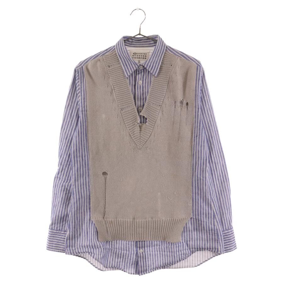 Maison Margiela メゾンマルジェラ 22SS ダメージ加工ニット Maison Margiela メゾンマルジェラ 22SS ダメージ加工ニット