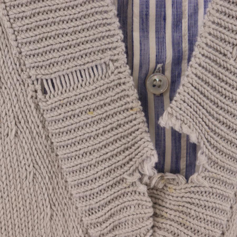Maison Margiela メゾンマルジェラ 22SS ダメージ加工ニット Maison Margiela メゾンマルジェラ 22SS ダメージ加工ニット
