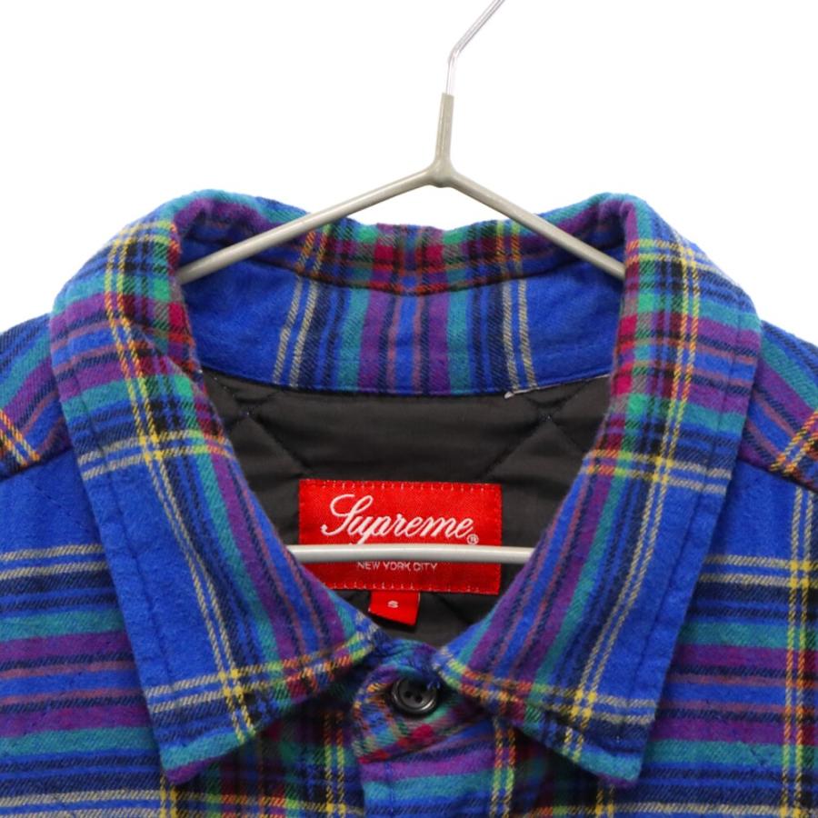 supreme シュプリーム　フランネルチェックシャツ Supreme☆23FW WEEK 4 チェック柄 長袖 フランネルシャツ