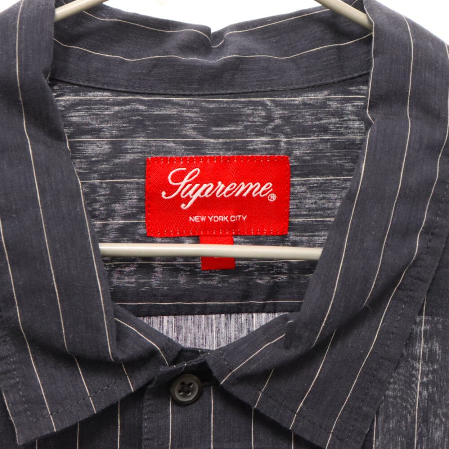 Supreme（シュプリーム） 23SS Pinstripe Linen Shirt ピンストライプ