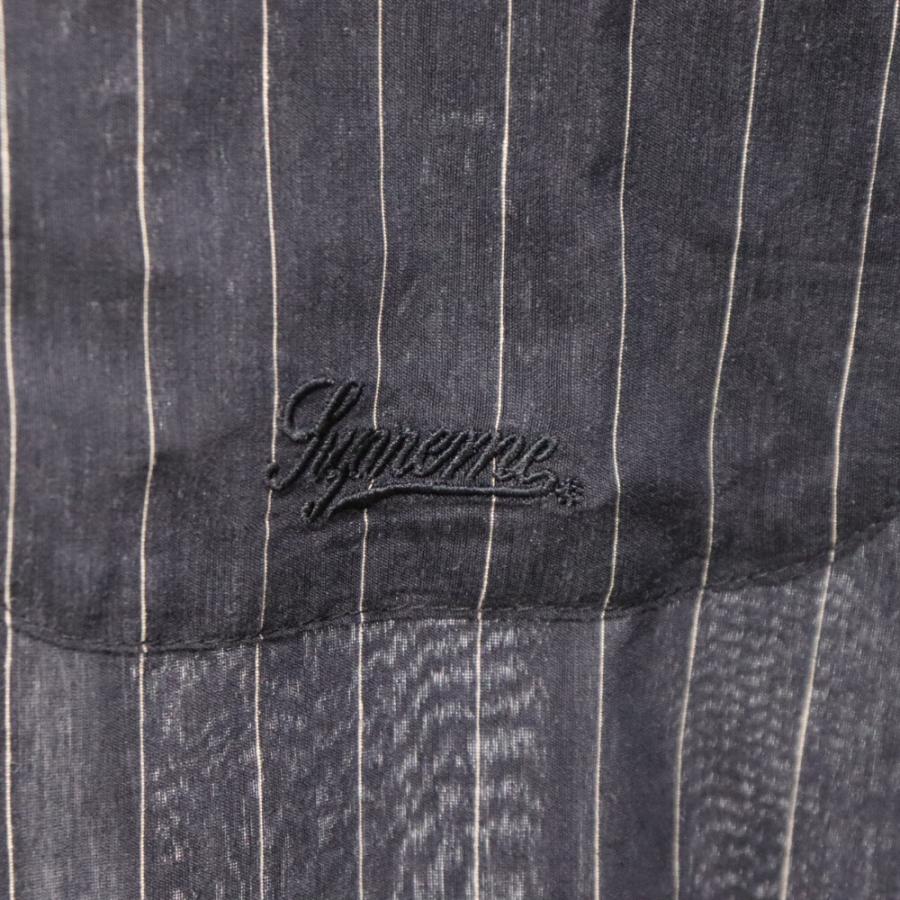 Supreme（シュプリーム） 23SS Pinstripe Linen Shirt ピンストライプ