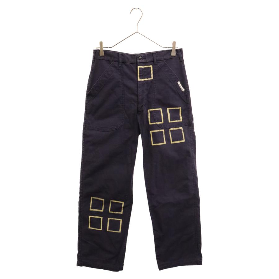 NUMBER (N)INE ナンバーナイン 70S×ユーエスネイビー ヴィンテージ USN ユーティリティーパンツ ネイビー 100-71-C ...