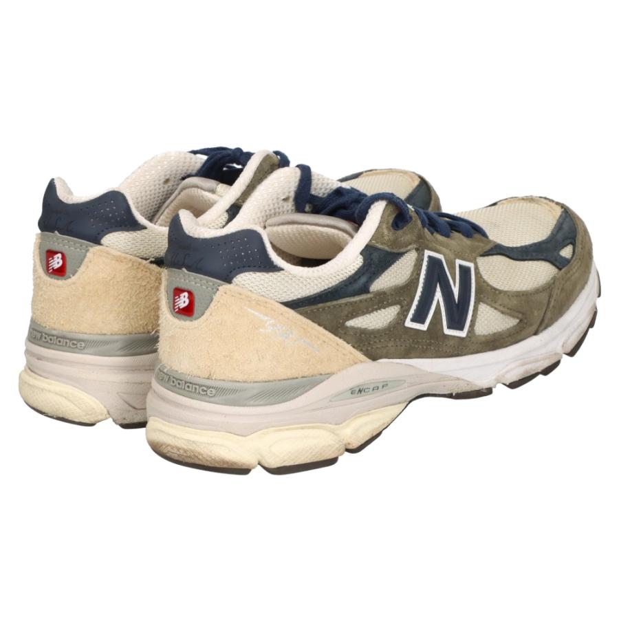 New Balance ニューバランス M990TO3 V3 スエード ロゴ ローカットスニーカー カーキ US9.5/27.5cm｜shopbring｜04