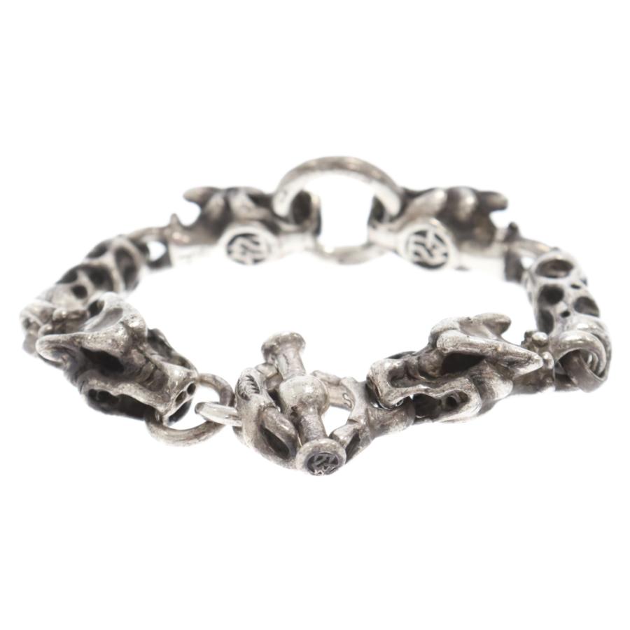 アクセサリー TRAVIS MEATLINK WITH 4 GARGOYLE BRACELET Travis Walker（トラヴィスワーカー） MEAT LINK WITH 4 GARGOYLE