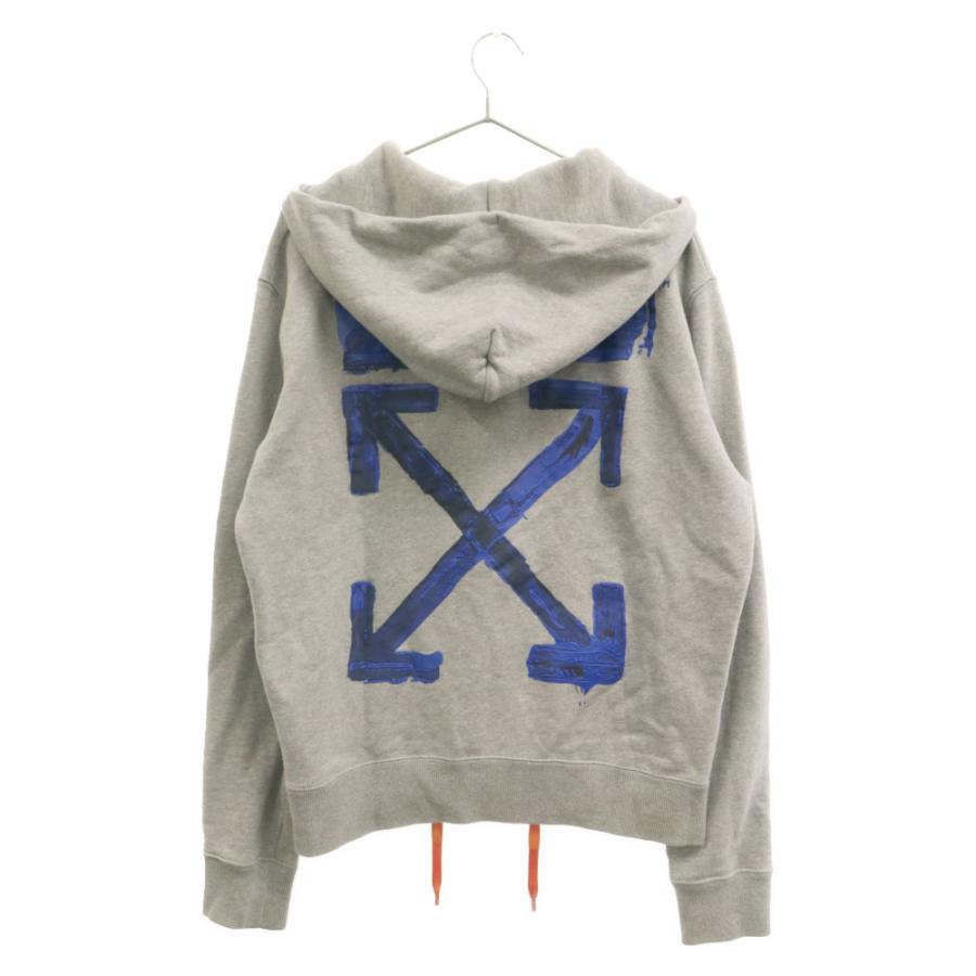 OFF-WHITE オフホワイト 19AW ACRYLIC ARROWS SLIM HOODIE バック 