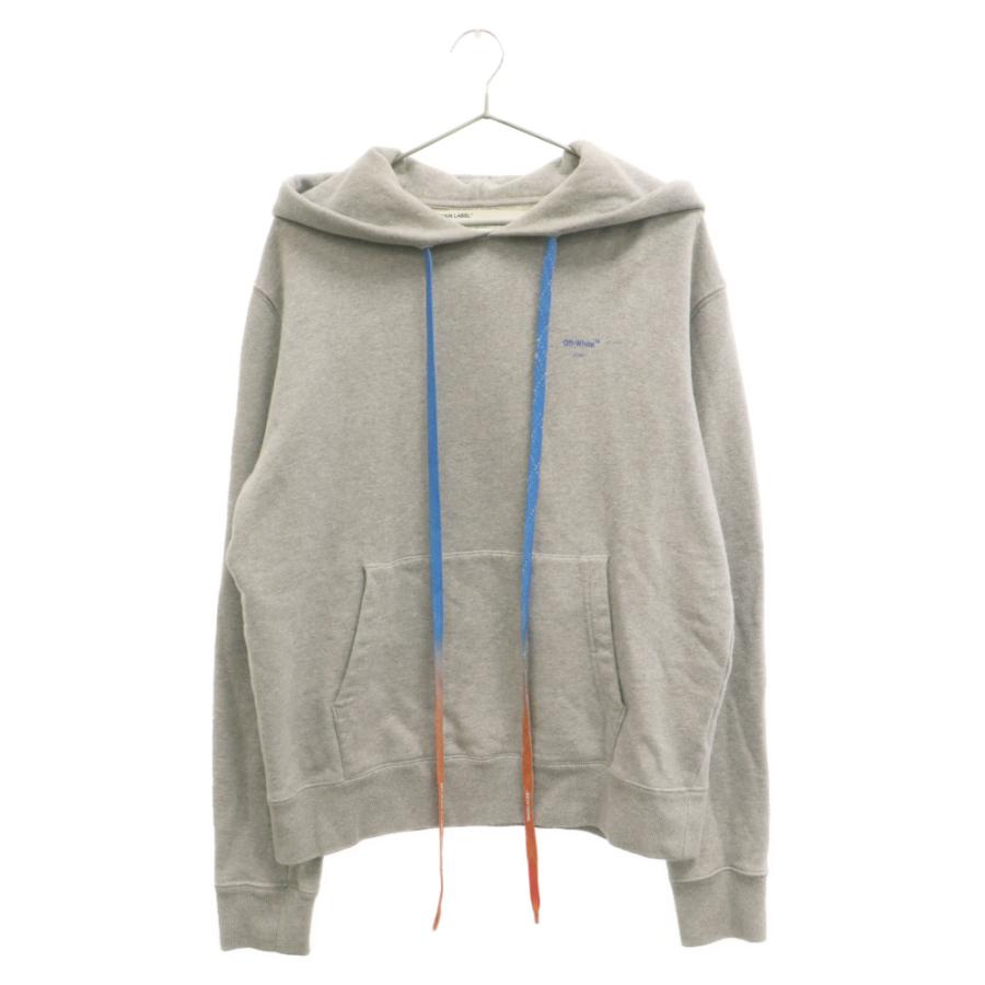 OFF-WHITE オフホワイト 19AW ACRYLIC ARROWS SLIM HOODIE バック 